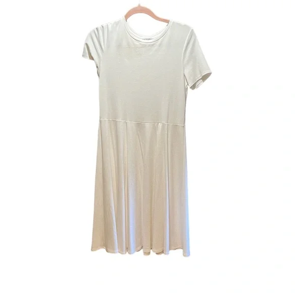 Zara Dresses Zara White Midi T Shirt Dress Small Poshmark